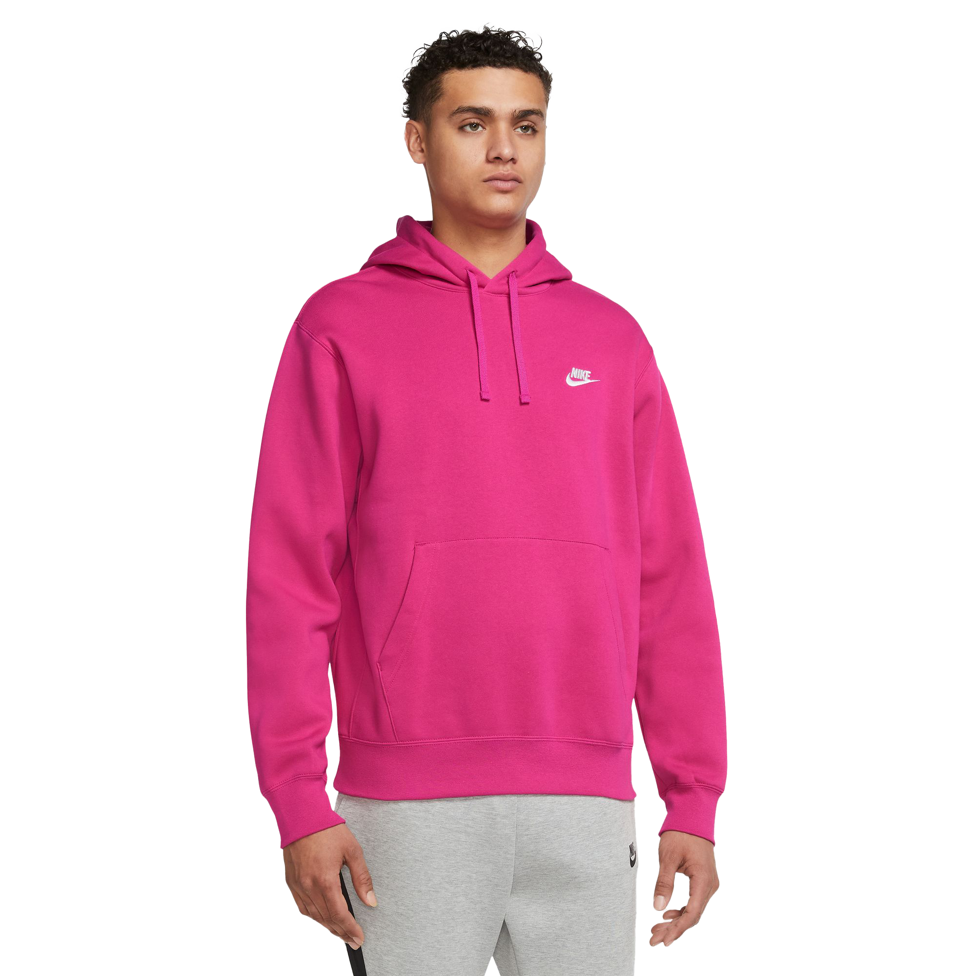 Nike best sale pink pullover